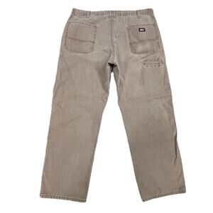 Dickies Carpenter Pants 39x30 Brown Workwear Utility Straight Leg